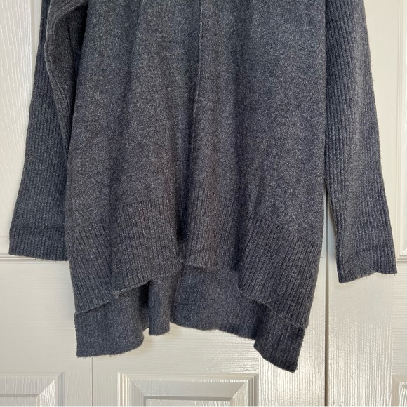 Cable & Gauge Charcoal Gray Cowl Neck Sweater - Picture 4 of 15